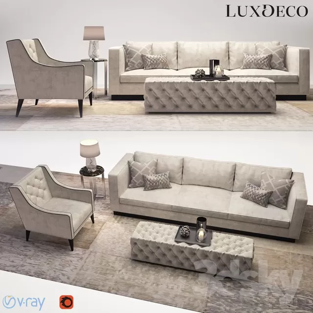 3DSKYMODEL – Sofa – 563