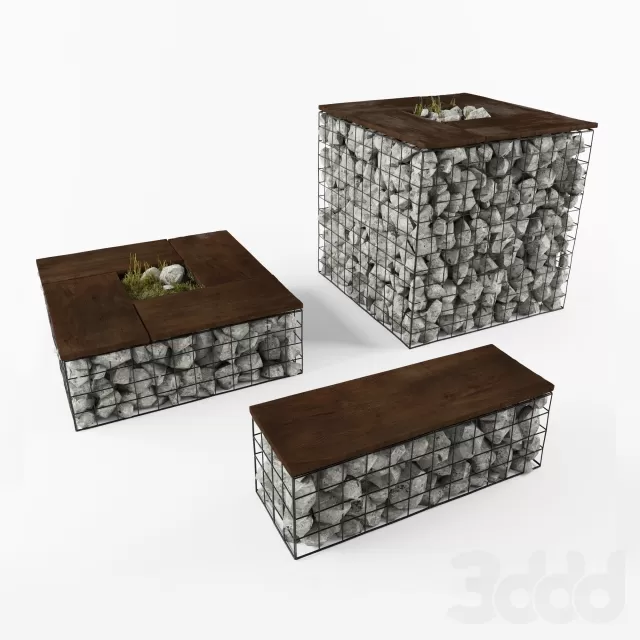 gabbione garden furniture – 215137 gabbione garden furniture – 215137