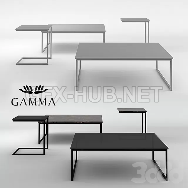 GAMMA COLLECTION COFFEE TABLES T62 – T63 – 215179