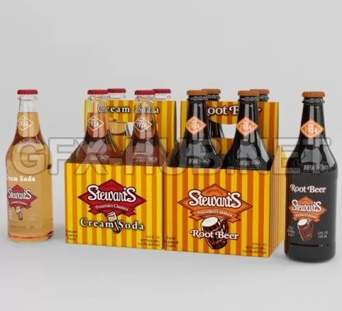 Gas water + beer Stewarts 3D Models – 215235