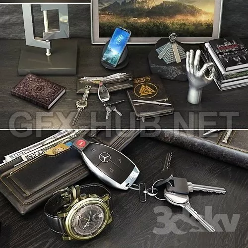 Gentlemans set 3d Model – 215271