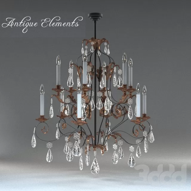 Gilt Chandelier – 215371
