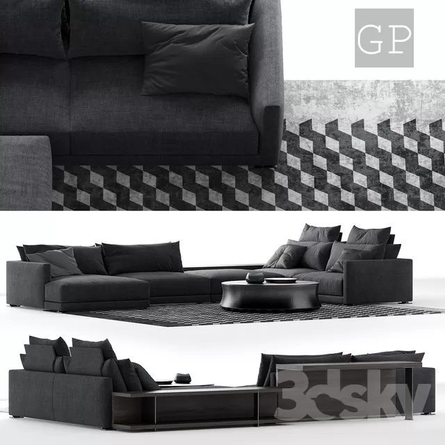 3DSKYMODEL – Sofa – 596