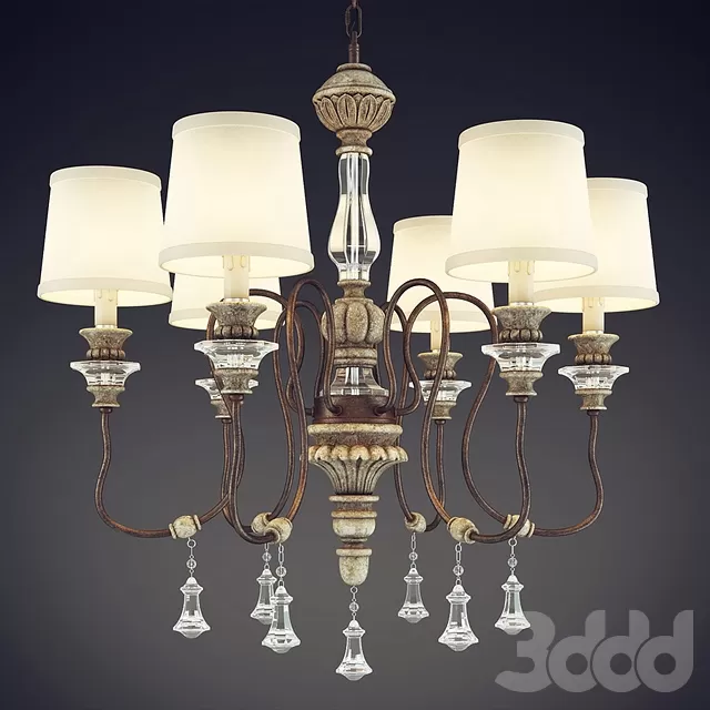 GRAMERCY HOME – ASTRID CHANDELIER CH108-6-AKD – 215643