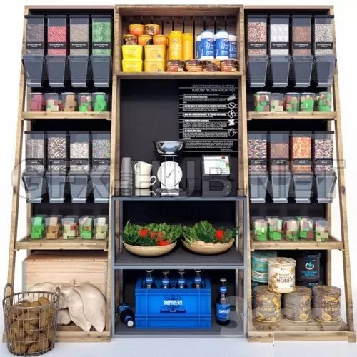 Grocery 3d model – 215889