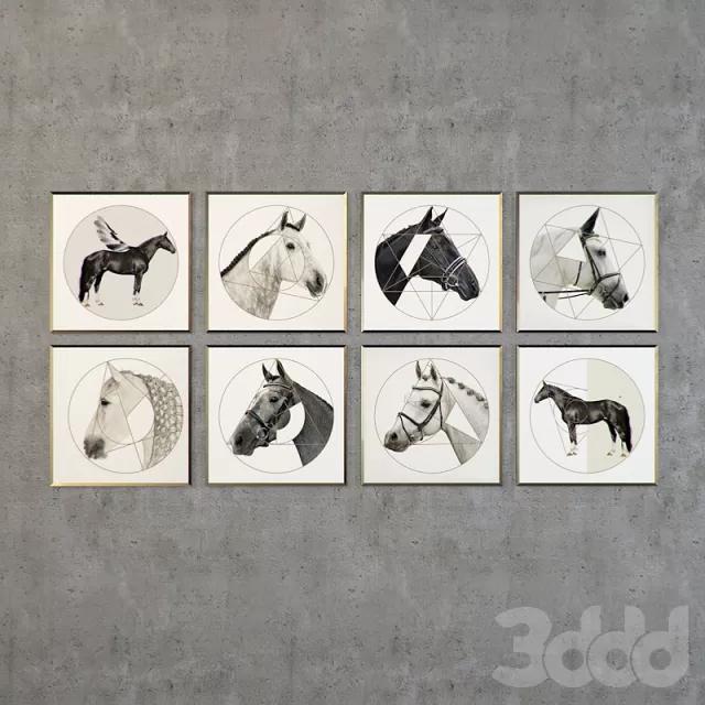 horse frame – 216517