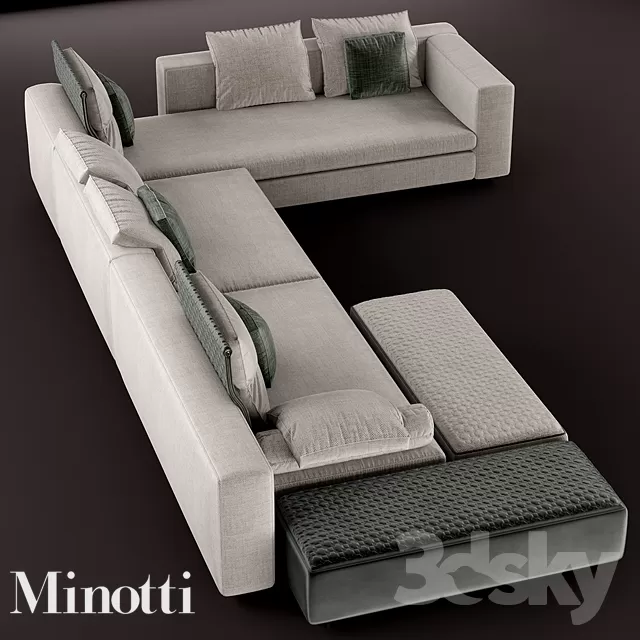 3DSKYMODEL – Sofa – 648