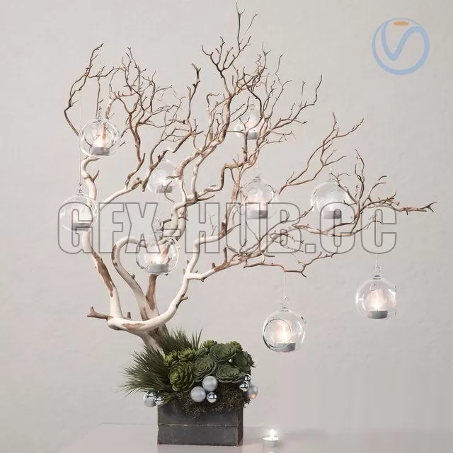 ikebana with candles – 217037