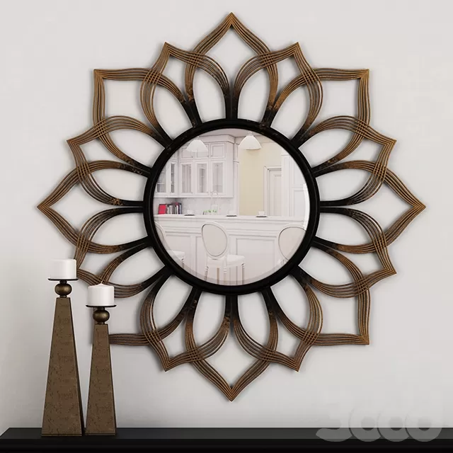 Imani Iron Sunflower Mirror Uttermost 09057 – 217079