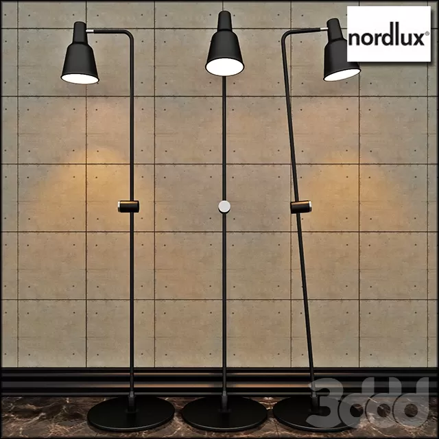 Industrialna Patton floor lamp – Black- Nordlux – 217167