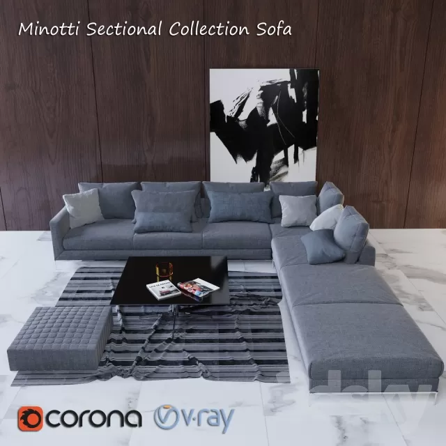 3DSKYMODEL – Sofa – 677