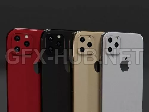 iPhone 11 ALL Bundle All Colors 3D models – 217277