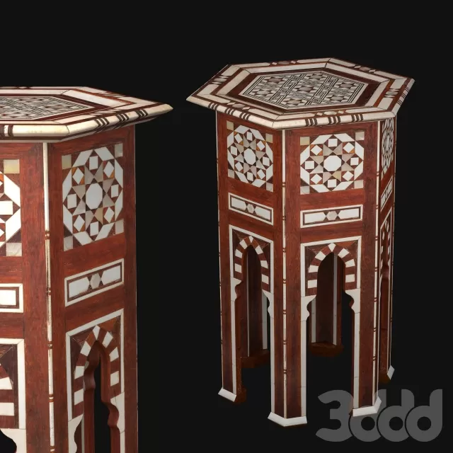 Islamic Hexagon Occasional Table – 217329
