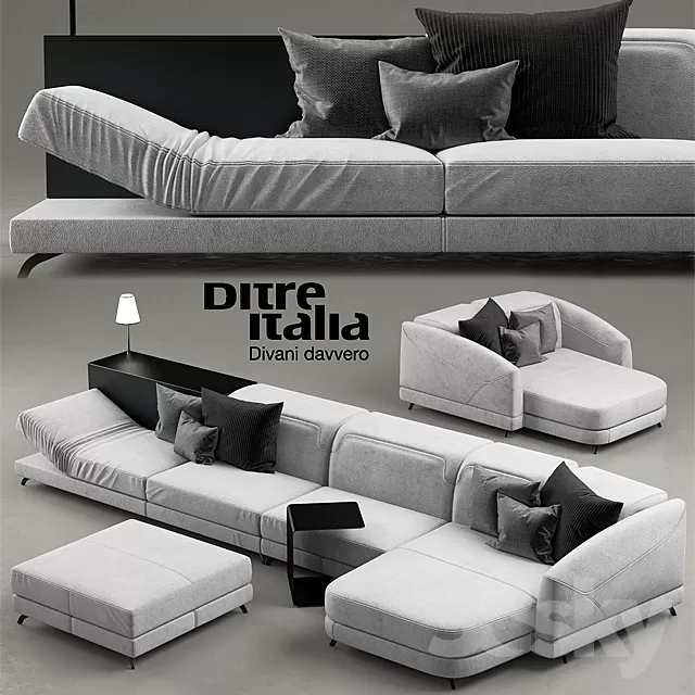 3DSKYMODEL – Sofa – 687
