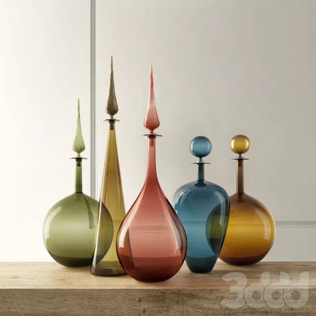 JOE CARIATI Glass Bottles – 217483