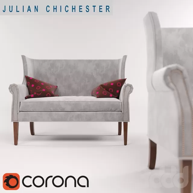 Julian Chichester Kelso Loveseat – 217529
