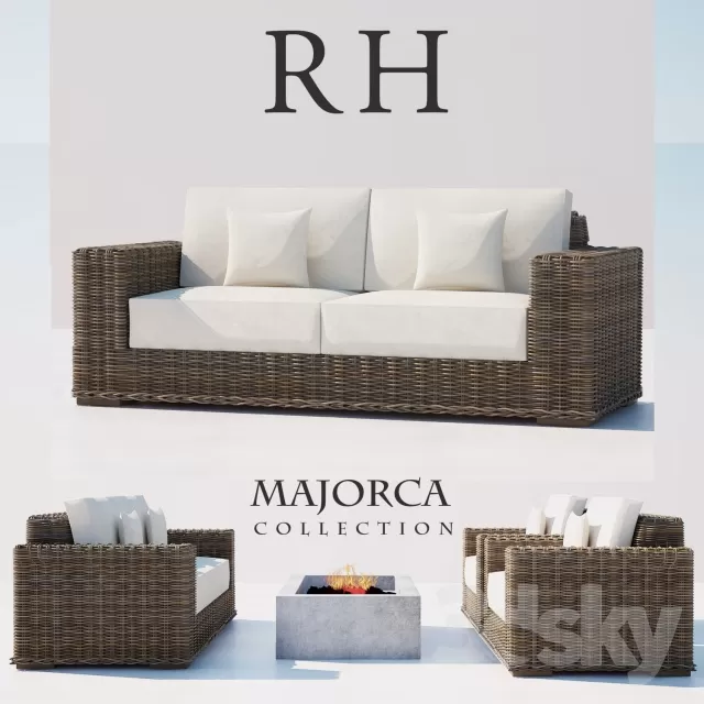 3DSKYMODEL – Sofa – 695