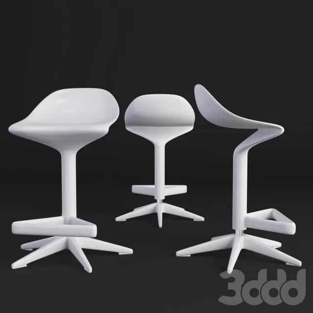 Kartell spoon bar stool – 217677