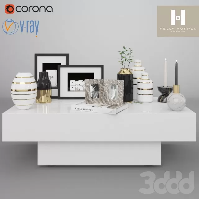 Kelly Hoppen Decor Set + Hauri Peca (Corona+Vray) – 217723