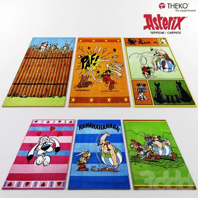Kids carpets collection Asterix Printus by Theko. – 217799