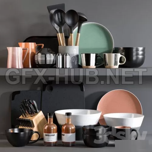 Kitchen Accessories 12 (VrayCorona) – 217855