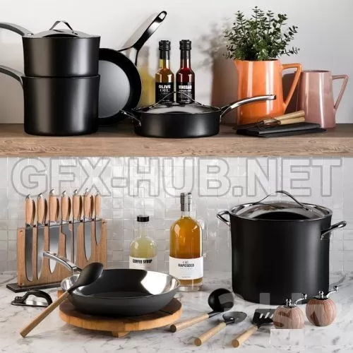 Kitchen Accessories 19 3d model – 217863