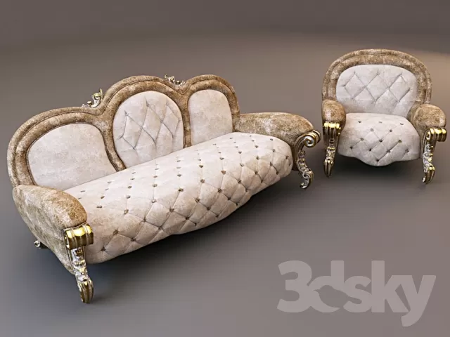 3DSKYMODEL – Sofa – 714