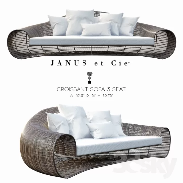 3DSKYMODEL – Sofa – 737