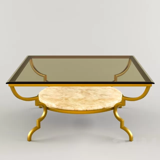 La Barge Gilded Iron Cocktail Table – 218375