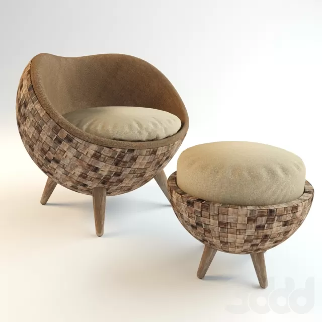 La Luna-a rattan chair – 218391