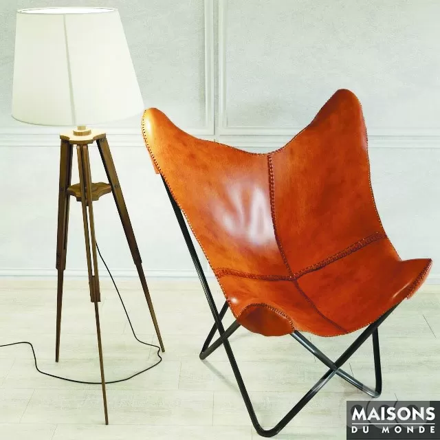LAMPADAIRE MATELOT  Armchair Santiago Maisons du Monde – 218531