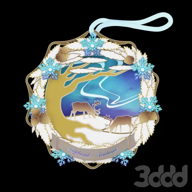 Lapland Souvenir Christmas Tree Decoration – 218585