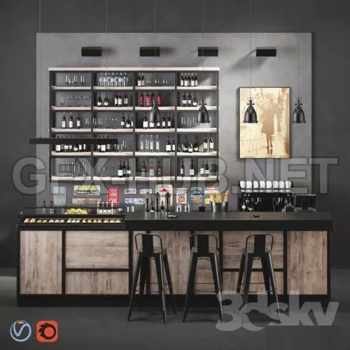 Madison bar (VrayCorona) 3d model – 219531