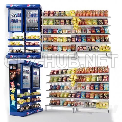 Mall Display Stand 3D model – 219627