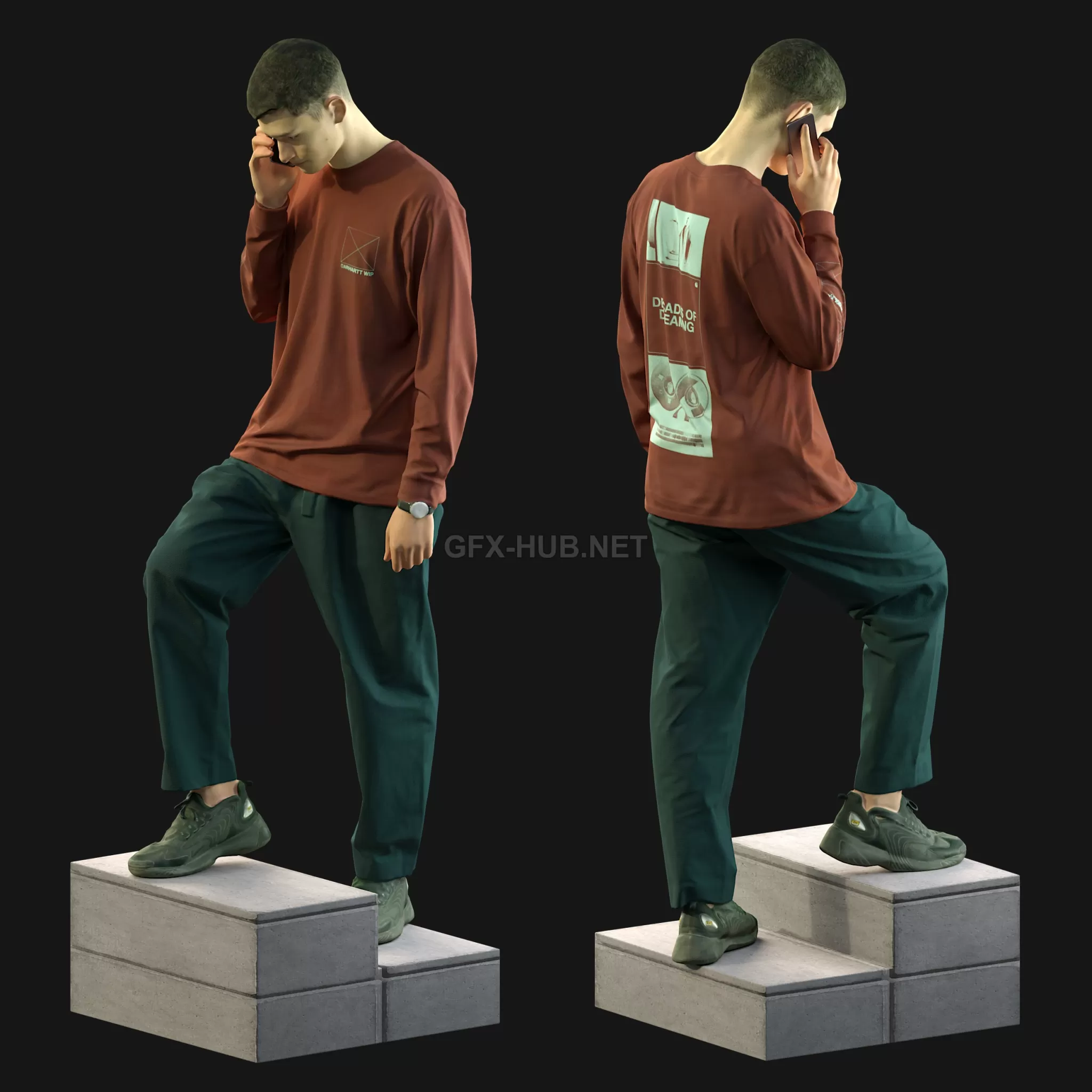 Mark – 3D Scan Man (Corona) – 219711