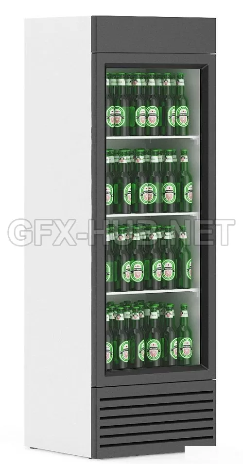 Market Refrigerator – Beer 3d Model – 219715