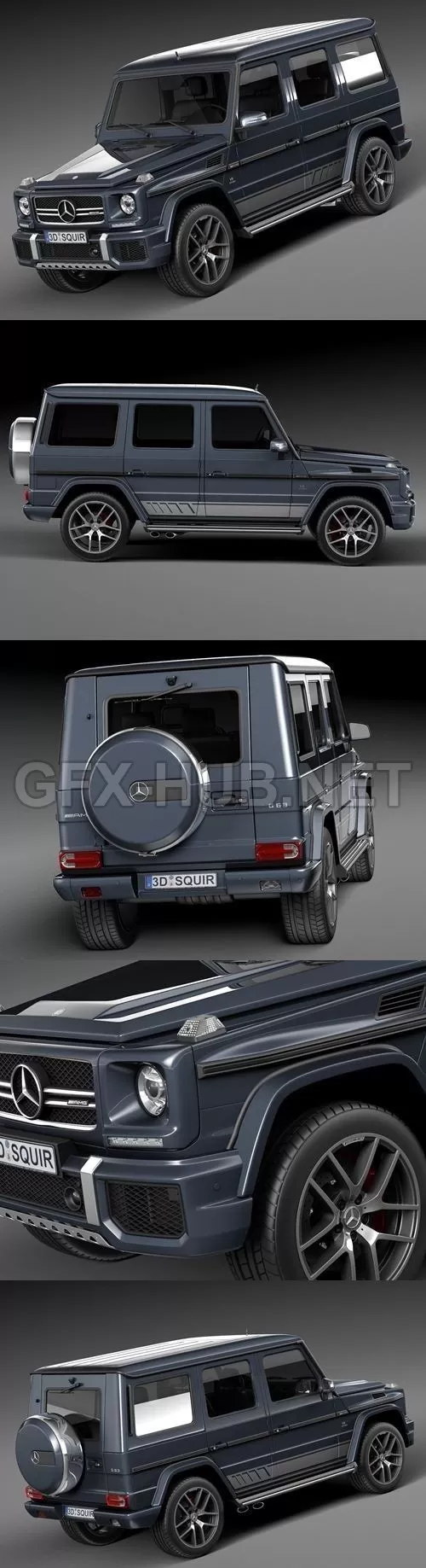 Mercedes-Benz G63 AMG 2016 3D Model (Full) – 219941