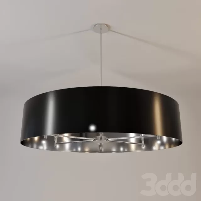 Metal + Linen Chandelier – 219979