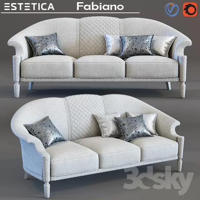 3DSKYMODEL – Sofa – 822