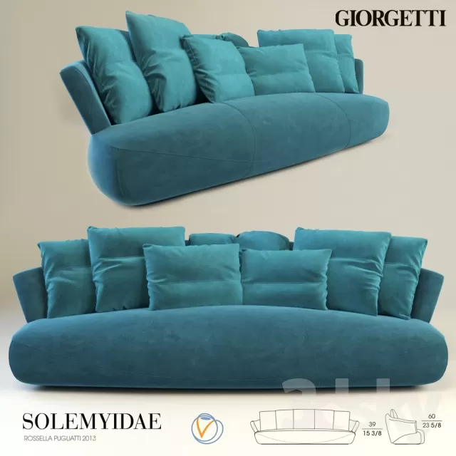 3DSKYMODEL – Sofa – 826