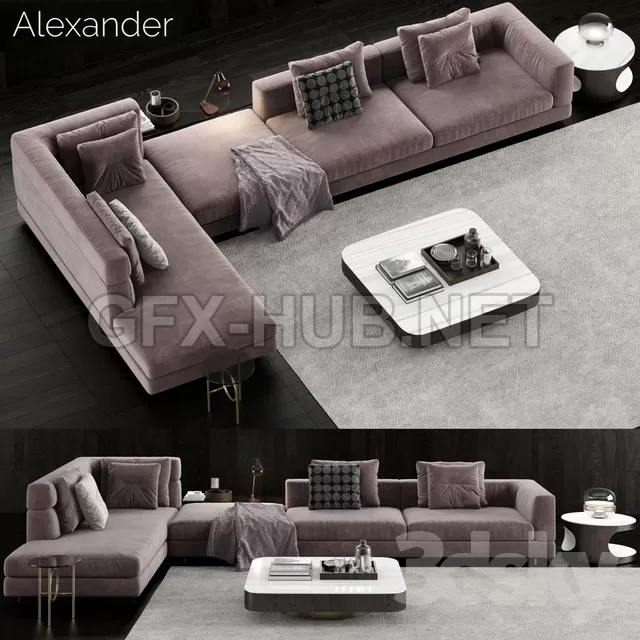Minotti Alexander Sofa 2 – 220185