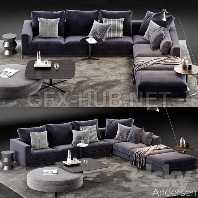 Minotti Andersen Sofa 5 – 220197