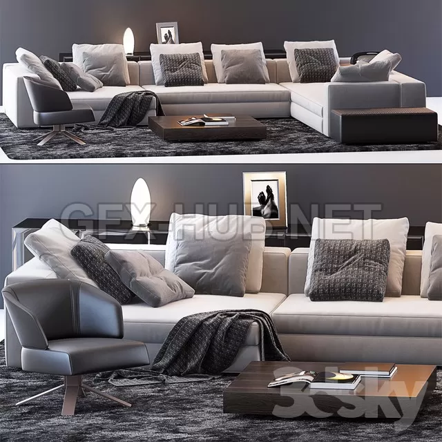 MINOTTI SOFA SET 15 – 220319