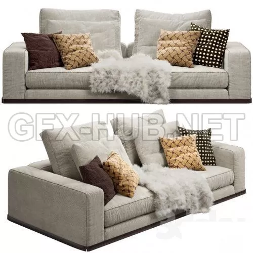 Minotti West Sofa 3d model – 220333