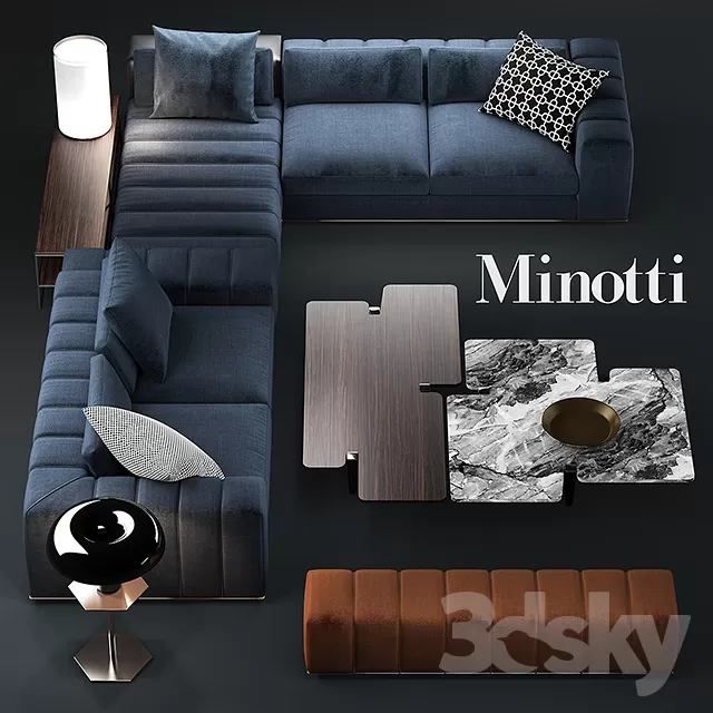 3DSKYMODEL – Sofa – 838