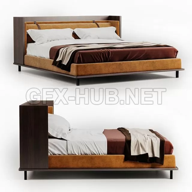 Modern bed Twelve AM  by Molteni  C – 220527