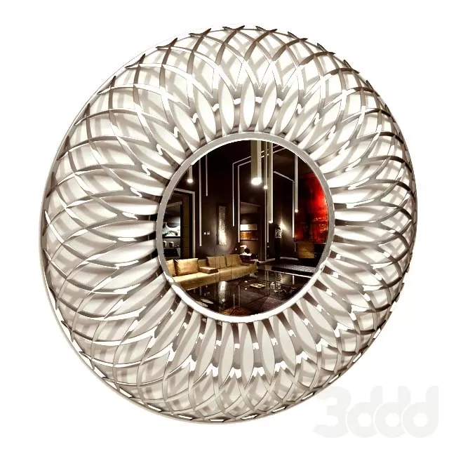 Modern Circular Mirror – 220553