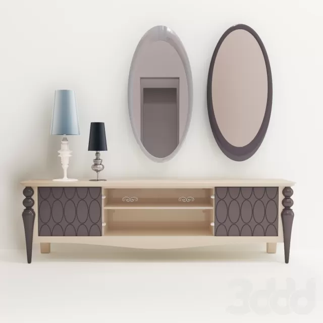 MUGALI тумба и зеркало – 220935