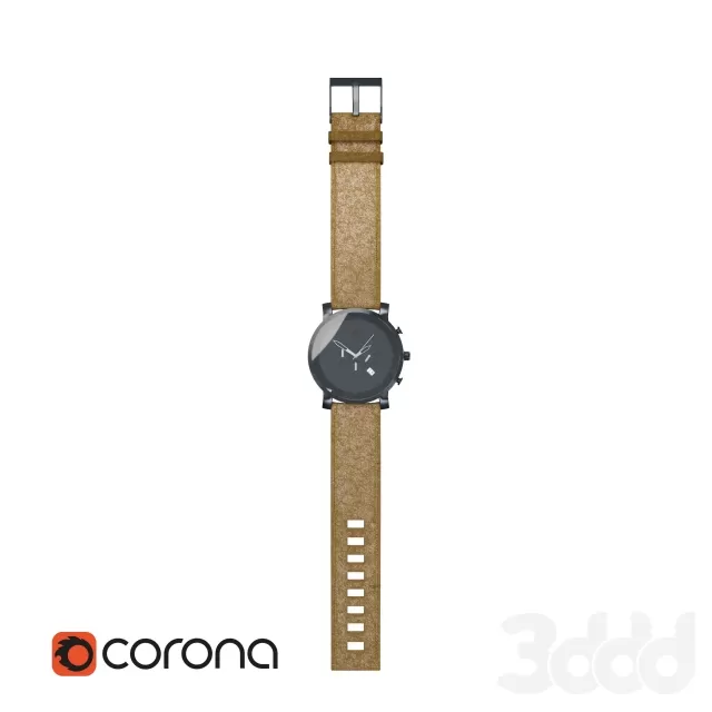 MVMT Chrono Gun Metal Caramel Leather watches – 221001