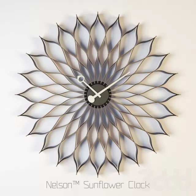 Nelson Sunflower Clock – 221107